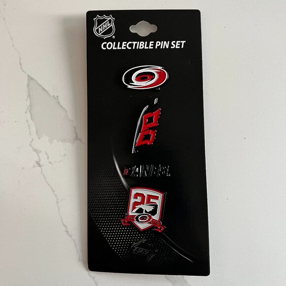 NHL NC Hurricanes Collectible Pin Set 25th Anniversary - Picture 3 of 8